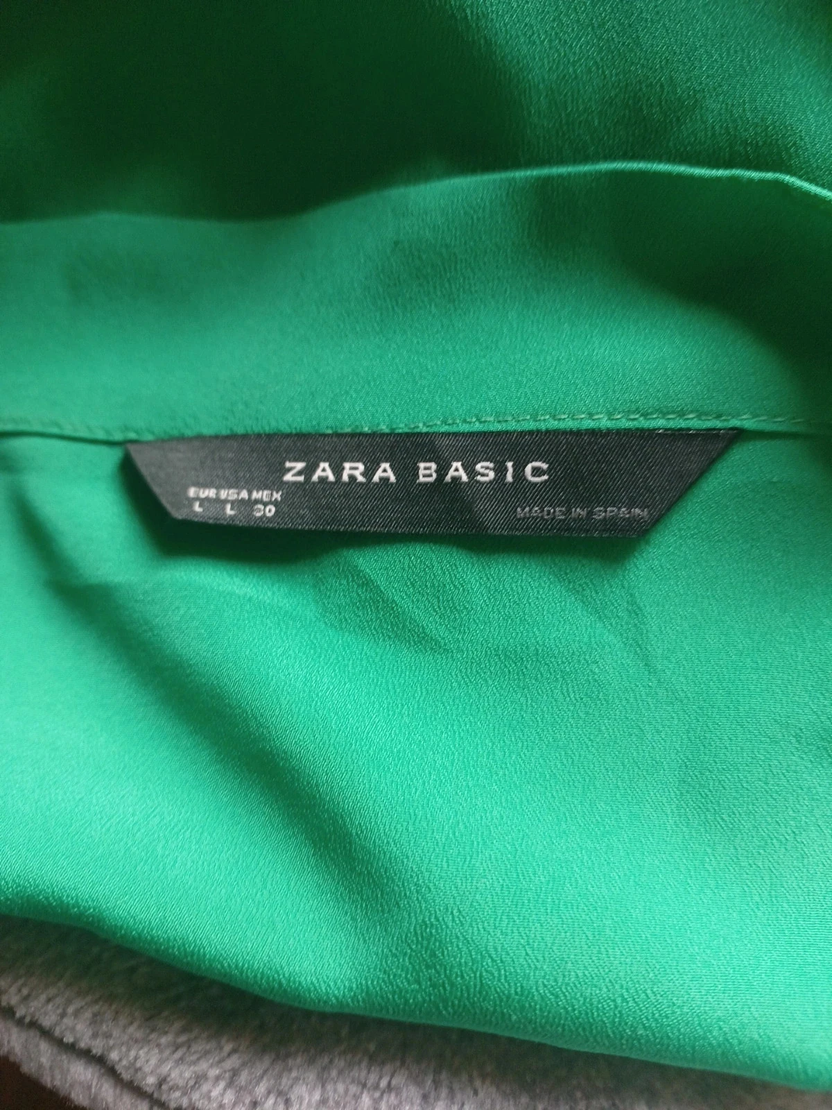 Zara green blouse size L – photo 8